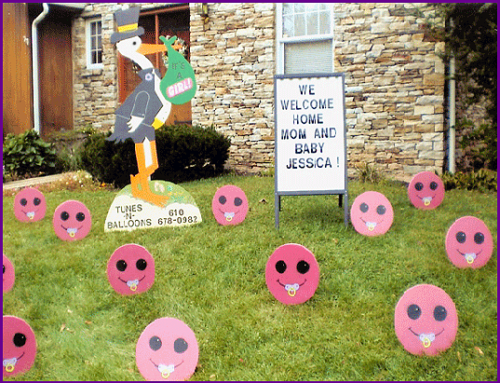 Stork Lawn Announcement